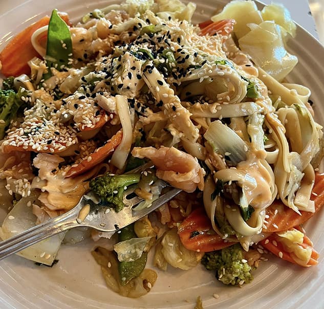 Salmon Lo Mein